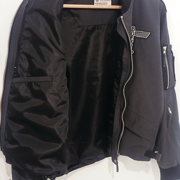 Mens Boeing Flight Aviator Bomber Jacket Size Medium - Picture 2 of 5